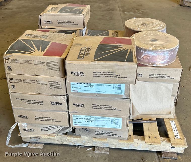 image for item EK4813 (33) spools of Lincoln welding wire