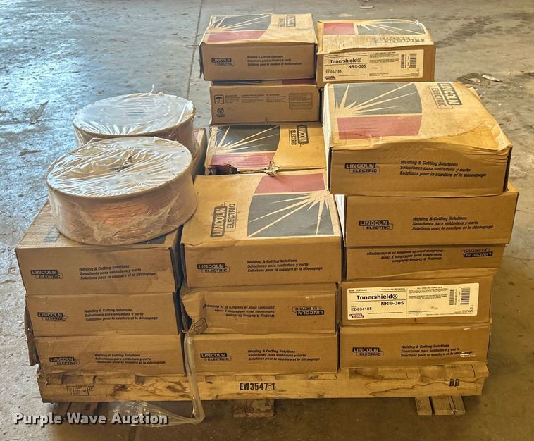image for item EK4813 (33) spools of Lincoln welding wire