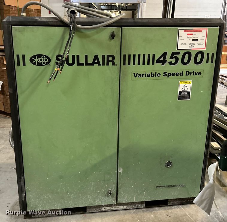 image for item EK4870 Sullair  4500 air compressor