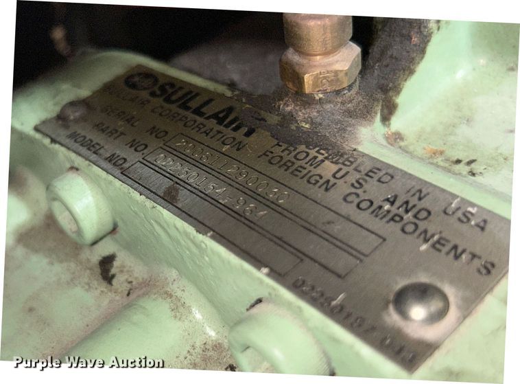 image for item EK4870 Sullair  4500 air compressor