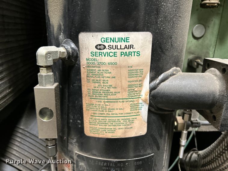image for item EK4871 Sullair 4500  air compressor