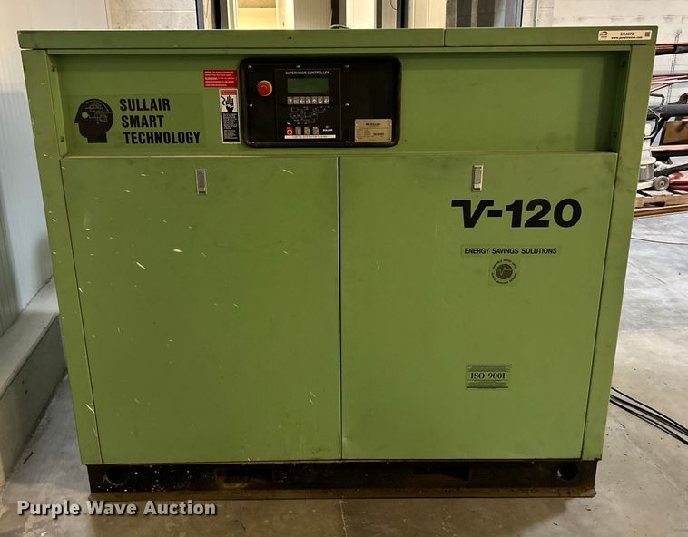 image for item EK4872 Sullair V-120 air compressor