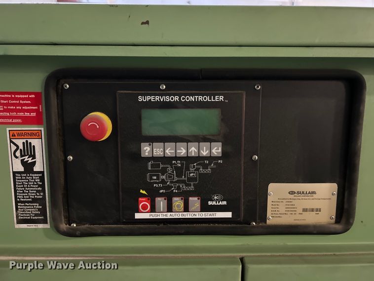 image for item EK4872 Sullair V-120 air compressor