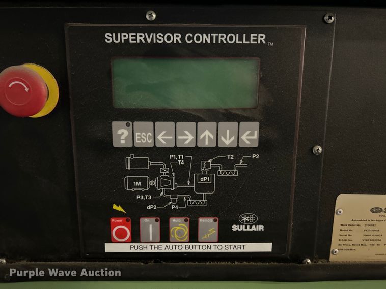 image for item EK4872 Sullair V-120 air compressor