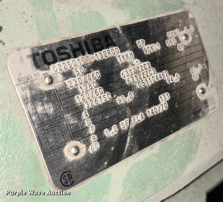 image for item EK4872 Sullair V-120 air compressor