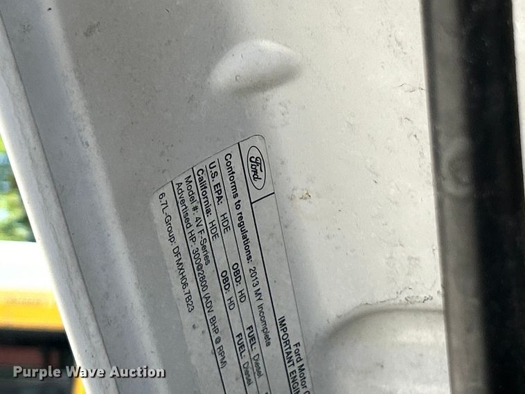 image for item EK4878 2013 Ford F450 Super Duty XL utility / service truck