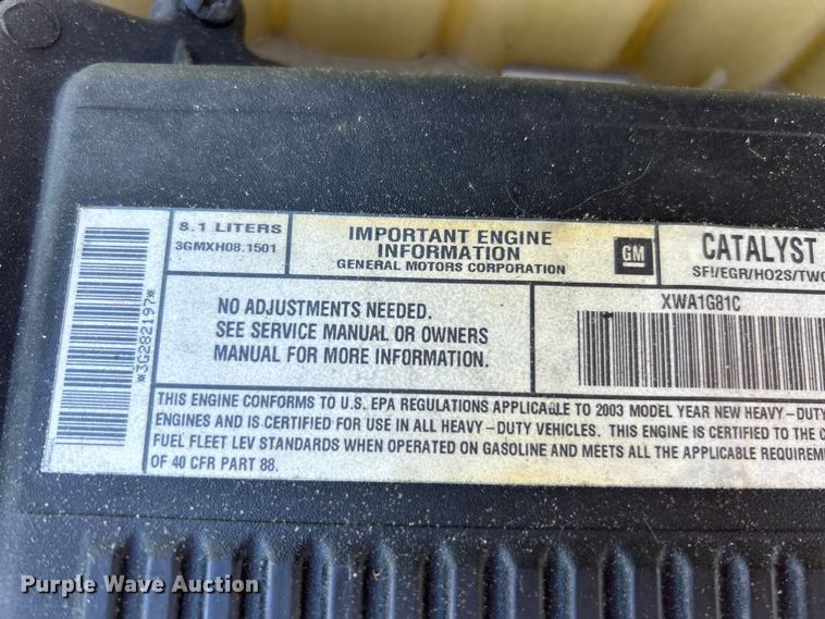 image for item EK4879 2003 Chevrolet  Suburban  SUV