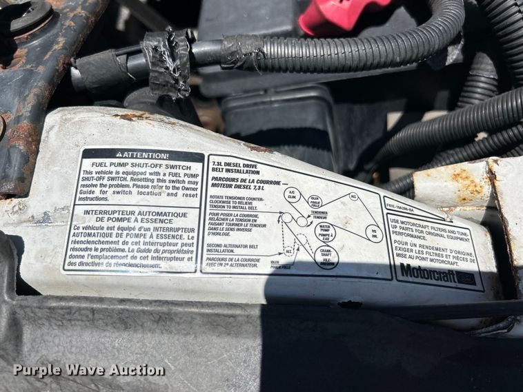 image for item EK4884 2002 Ford F550 Super Duty XLT utility / service truck