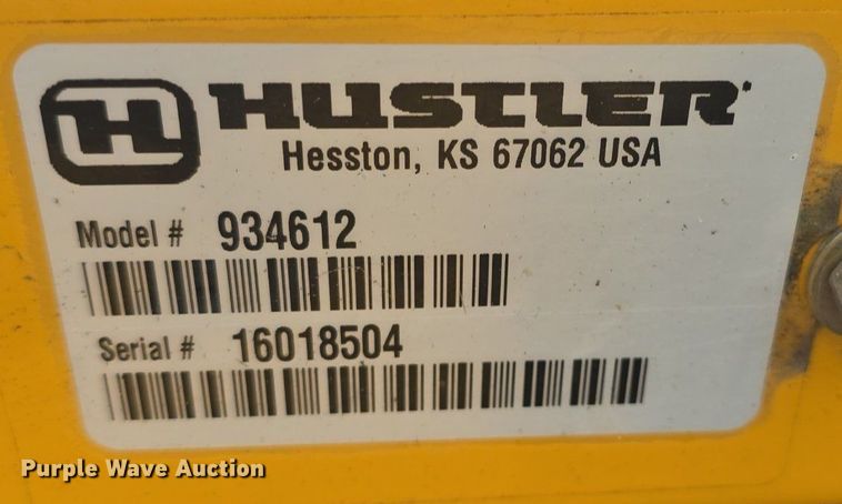 image for item EK6120 Hustler Raptor SD ZTR lawn mower