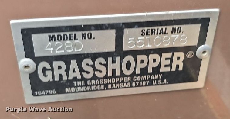 image for item EK6121 Grasshopper  428D ZTR lawn mower