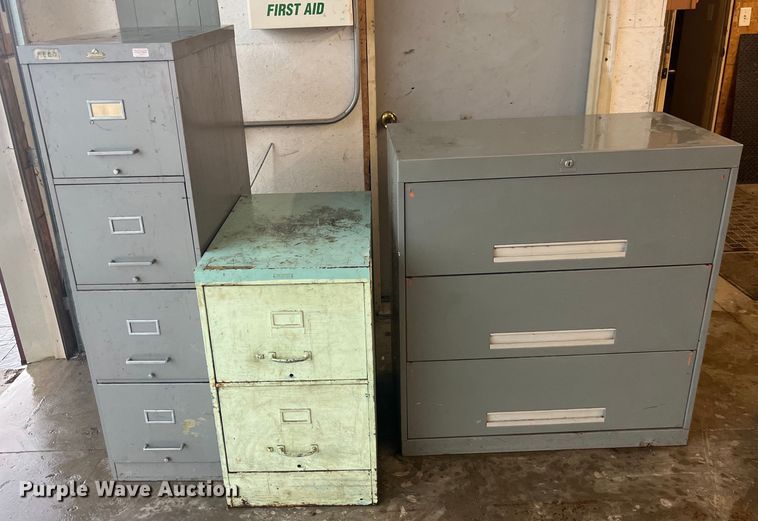 image for item EK8731 (3) file cabinets