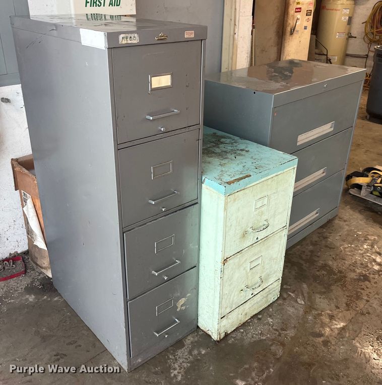image for item EK8731 (3) file cabinets