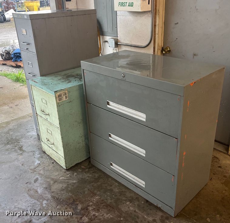 image for item EK8731 (3) file cabinets