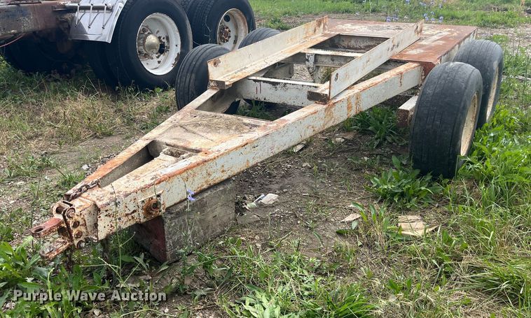 image for item EK8761 Shop built trailer