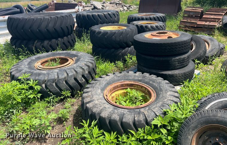image for item EK8773 Approximately 36 tires and wheels