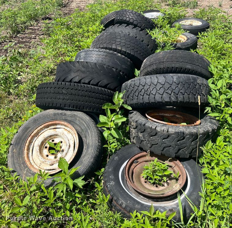 image for item EK8773 Approximately 36 tires and wheels