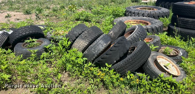 image for item EK8773 Approximately 36 tires and wheels