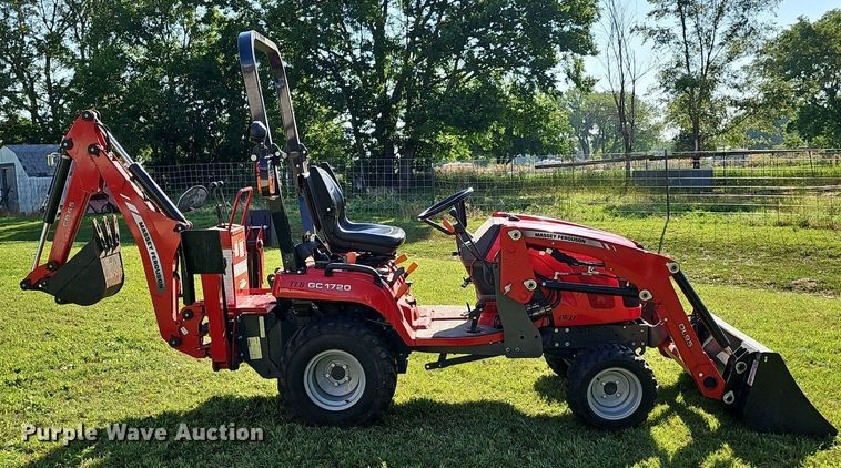 image for item IO9982 2018 Massey Ferguson TLB GC1720 MFWD tractor