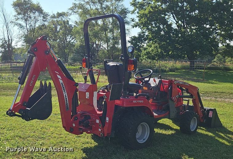 image for item IO9982 2018 Massey Ferguson TLB GC1720 MFWD tractor