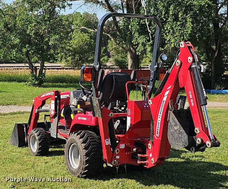 image for item IO9982 2018 Massey Ferguson TLB GC1720 MFWD tractor
