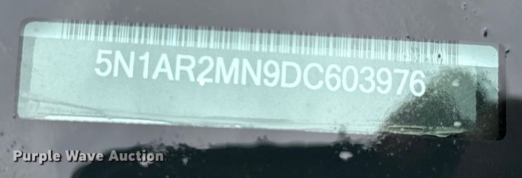 image for item KR9743 2013 Nissan Pathfinder SL SUV