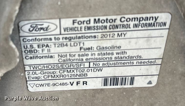 image for item LR9394 2012 Ford  Transit Connect XLT van