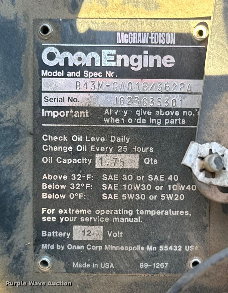 image for item MU9824 Case 446 lawn tractor