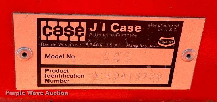 image for item MU9824 Case 446 lawn tractor