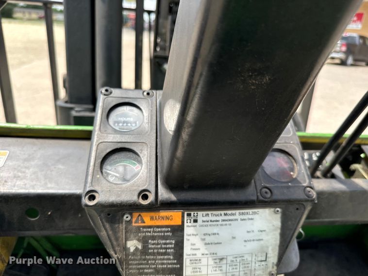 image for item MU9834 Hyster S80XL2BC forklift