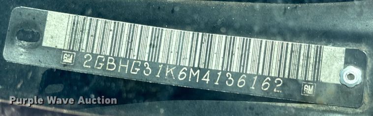 image for item MU9844 1991 Chevrolet  G30 delivery truck