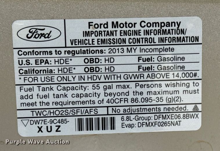 image for item MU9856 2014 Eldorado Aerotech Ford 220 shuttle bus