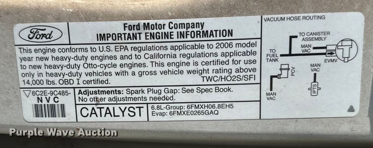 image for item MU9932 2006 Ford E450 Super Duty  RV