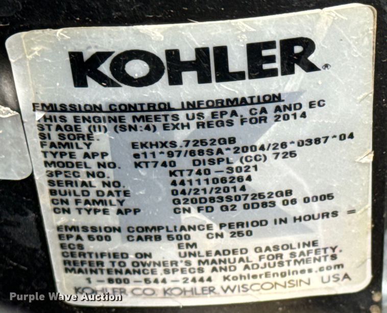 image for item MU9945 Ariens  Max Zoom ZTR lawn mower