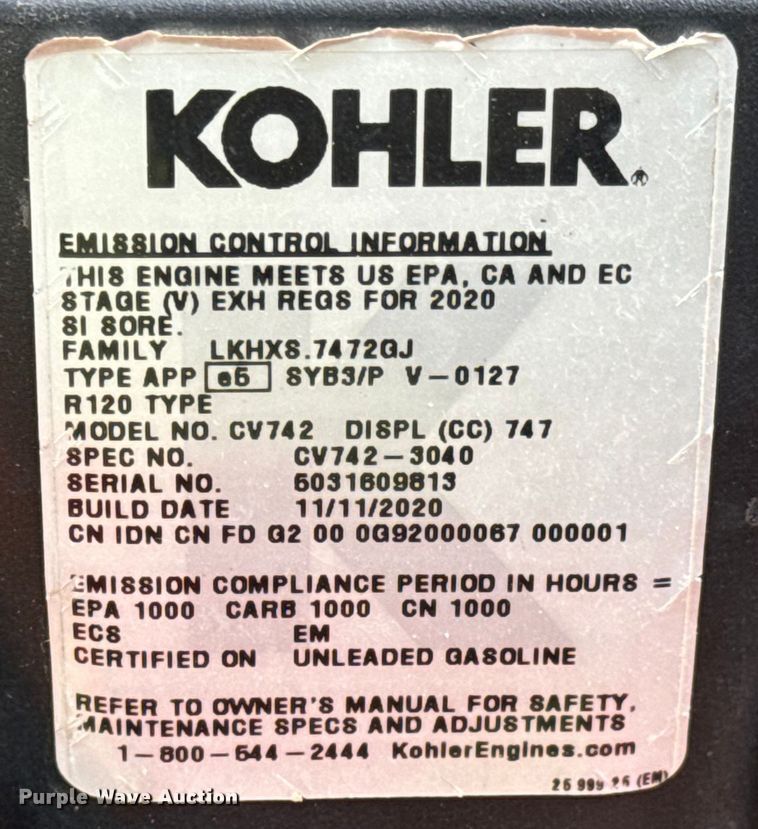 image for item MU9949 Kioti ZXC SE ZTR lawn mower