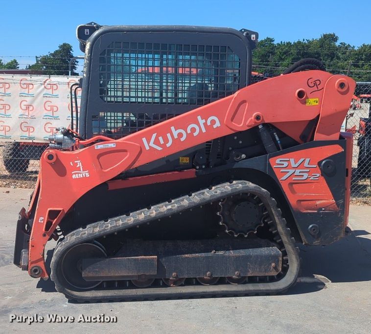 image for item NG9935 2020 Kubota SVL75-2 tracked skid steer loader