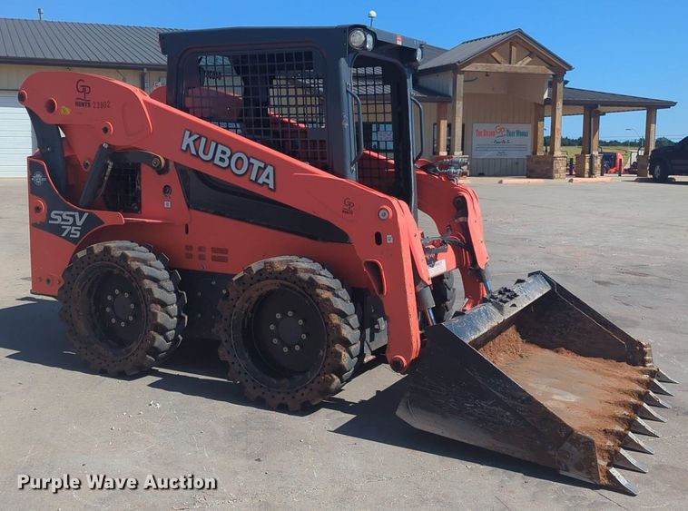 image for item NG9937 2019 Kubota SSV75 skid steer loader