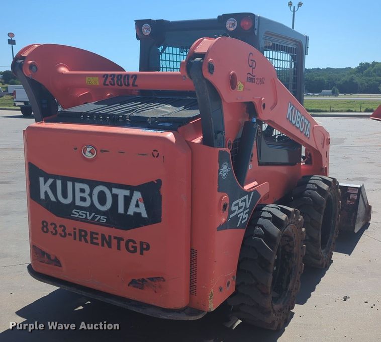 image for item NG9937 2019 Kubota SSV75 skid steer loader