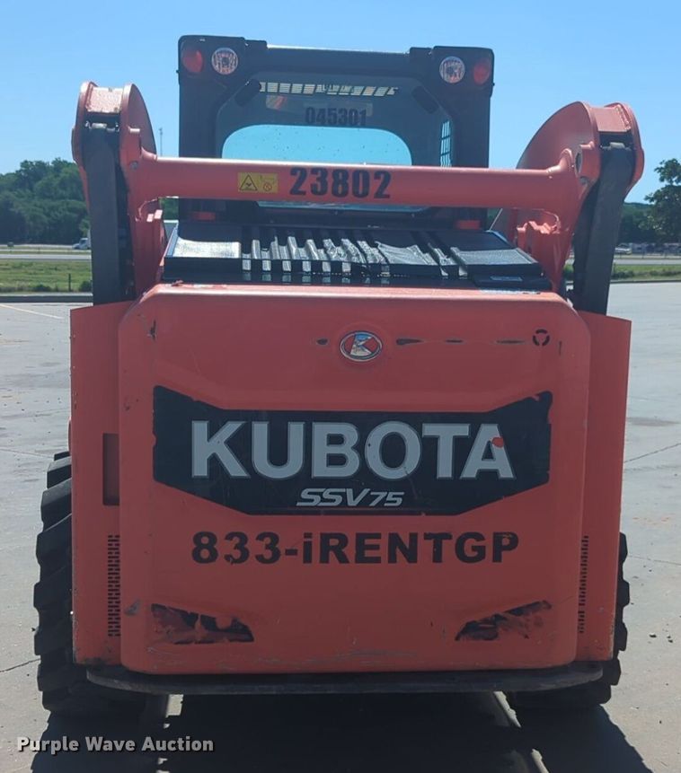 image for item NG9937 2019 Kubota SSV75 skid steer loader