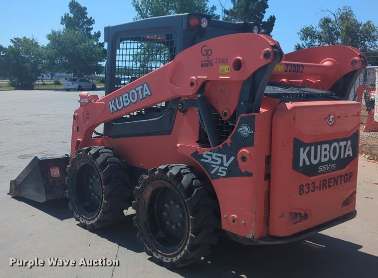 image for item NG9937 2019 Kubota SSV75 skid steer loader