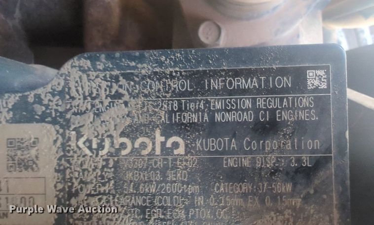 image for item NG9937 2019 Kubota SSV75 skid steer loader