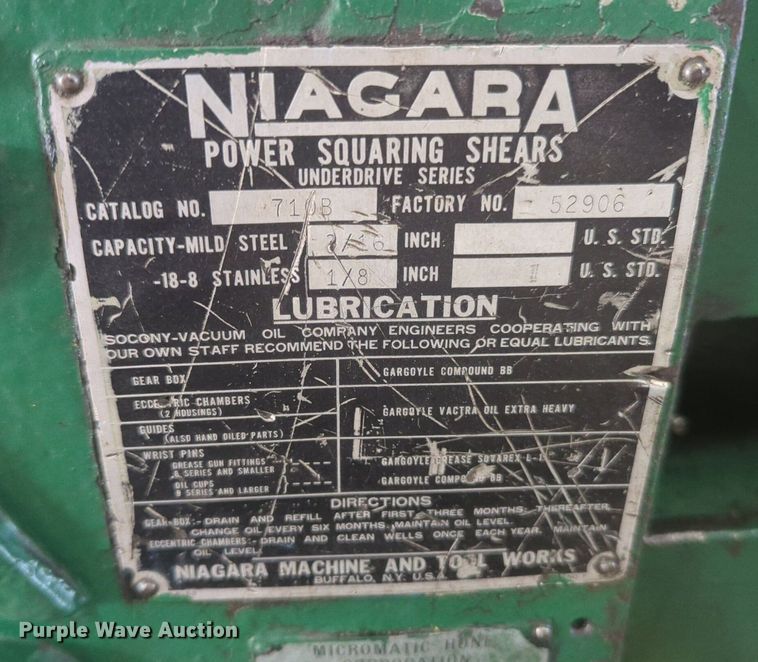 image for item NG9962 Niagara 710B power shear