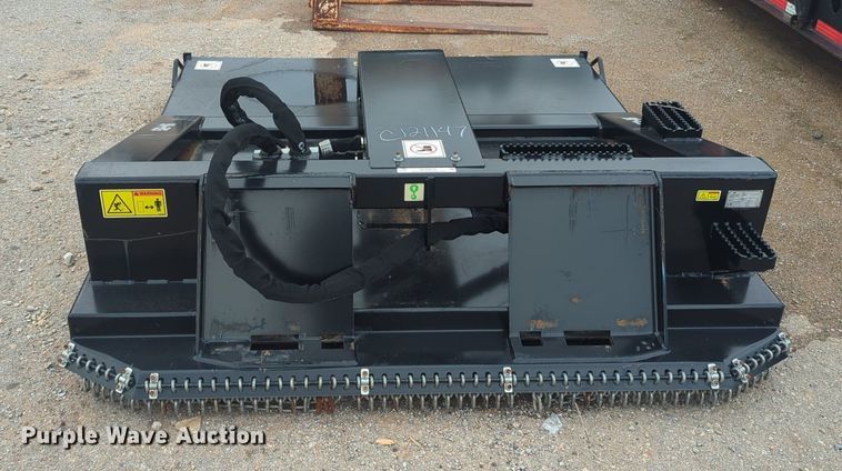 image for item NG9974 2021 Caterpillar BR118 skid steer rotary mower