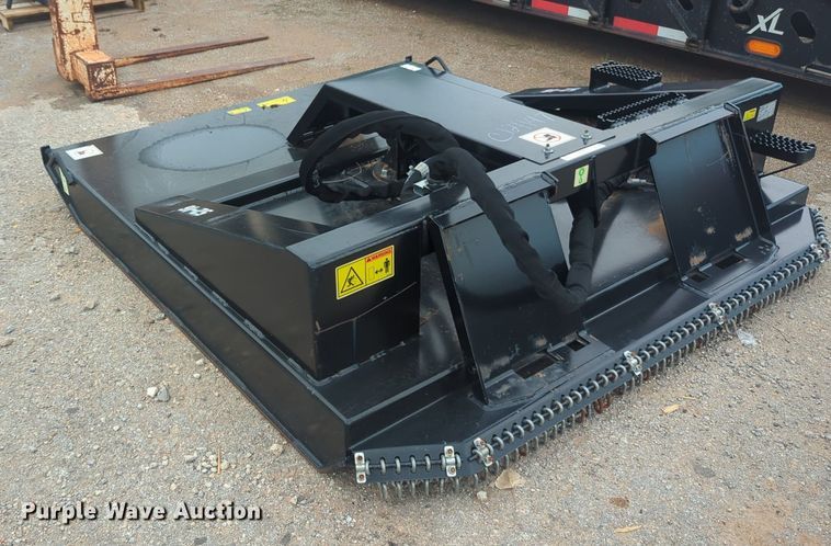 image for item NG9974 2021 Caterpillar BR118 skid steer rotary mower