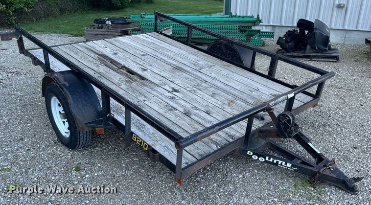 image for item OF9701 2008 Doolittle  8210 tilt deck utility trailer