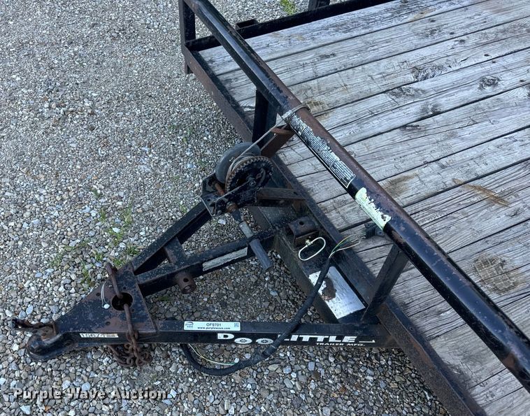 image for item OF9701 2008 Doolittle  8210 tilt deck utility trailer