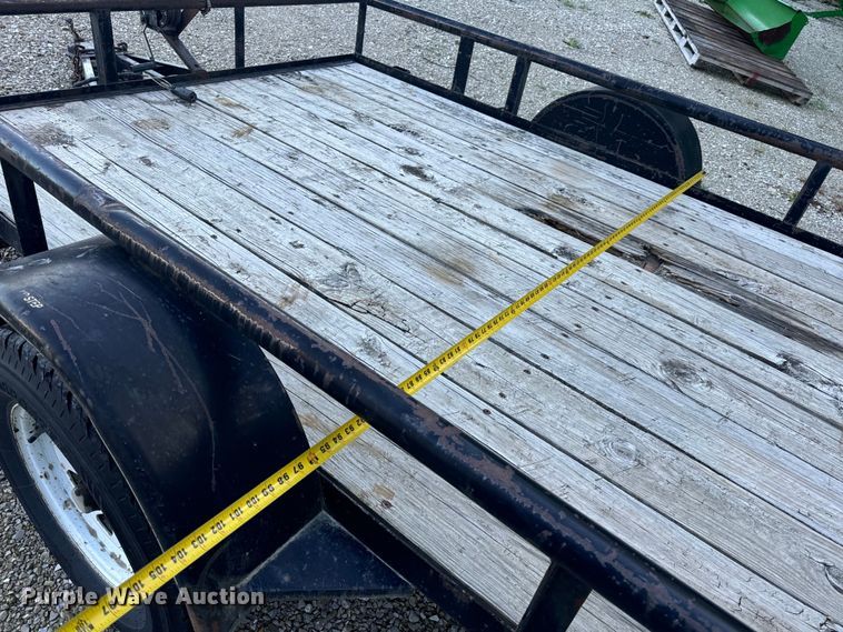 image for item OF9701 2008 Doolittle  8210 tilt deck utility trailer