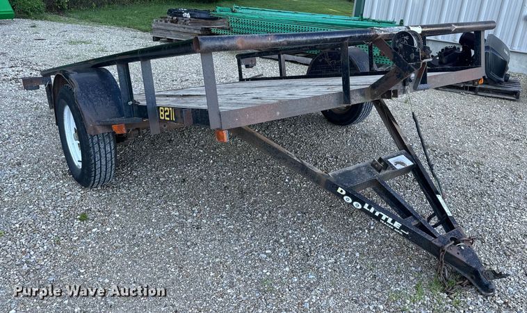 image for item OF9701 2008 Doolittle  8210 tilt deck utility trailer