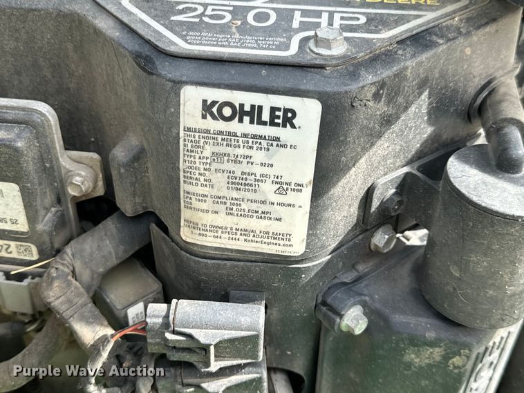 image for item OF9714 2019 John Deere 661R ZTR lawn mower