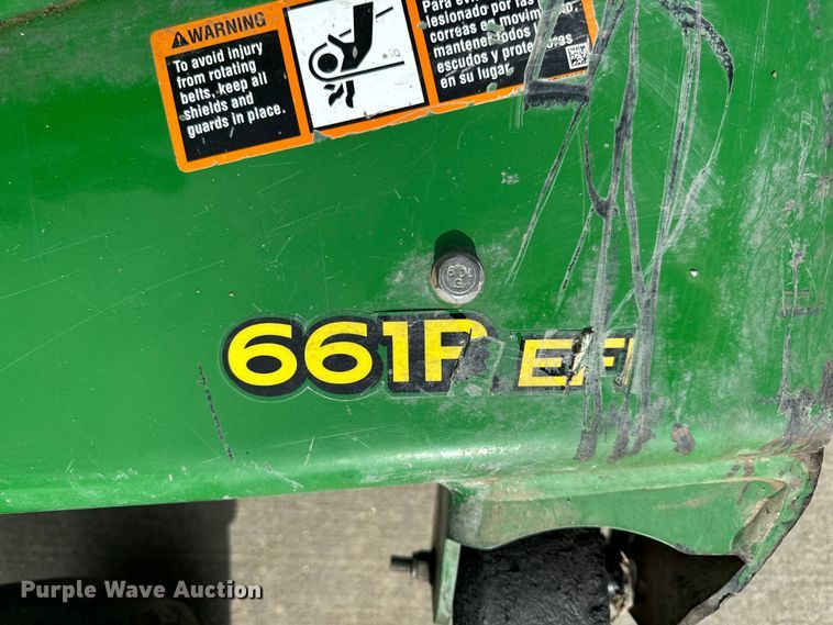 image for item OF9714 2019 John Deere 661R ZTR lawn mower
