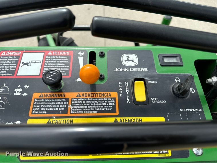 image for item OF9715 2022 John Deere 661R ZTR lawn mower